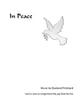 In Peace SATB choral sheet music cover